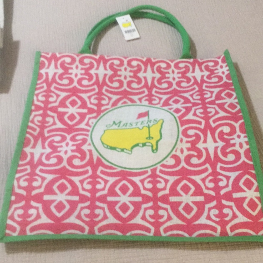 2019 Augusta "Master's" burlap tote